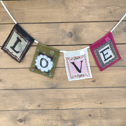 Love ~ Inspiration Banner Pennant Flags